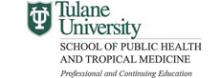 Tulane University School of Public Health and Tropical Medecine logo